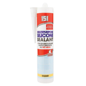 151 Multi Purpose Silicone Sealant Clear 280 Ml Cartridge