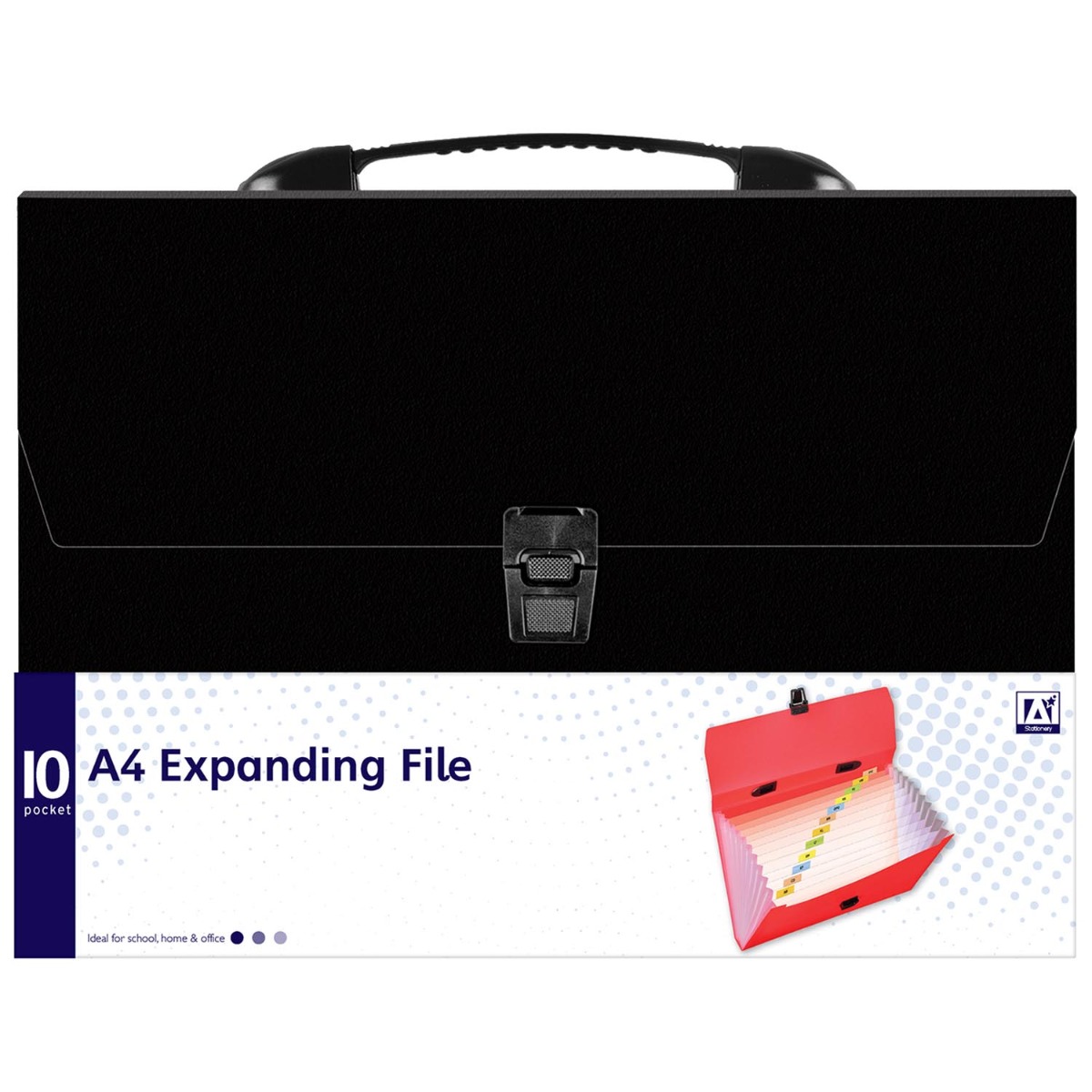 A Star 10 Pocket A 4 Expanding Box File