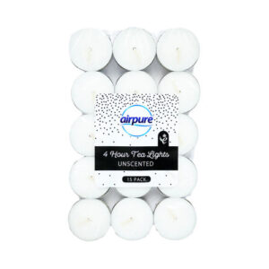 Airpure Tea Lights Unscented 4 Hour
