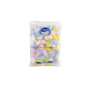 Athena Beaut Beaute 100 Coloured Cotton Wool Balls