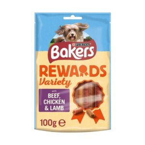 Bakers Rewards Mixed Variety Dog Treats 100 G