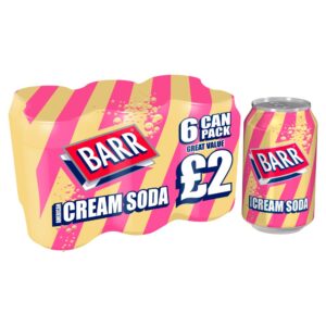 Barr American Cream Soda Pm Gbp 2 6 X 330 Ml