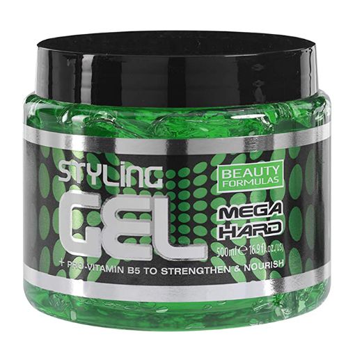 Beauty Formulas Mega Hard Hair Styling Gel 500 Ml