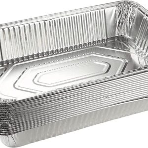 Best House Heavy Duty Aluminium Xtra Large Roasting Dish Silver 52 5 X 32 5 X 7 9 Cm