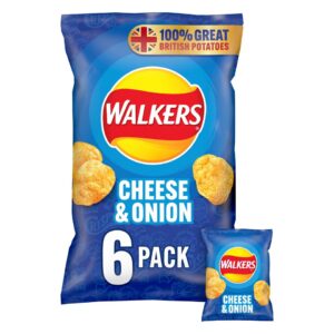 Brit Grocers Walkers Cheese And Onion Crisps