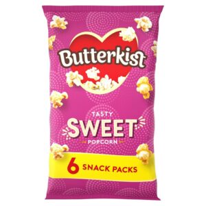 Butterkist Cinema Sweet Popcorn 6 X 12 G