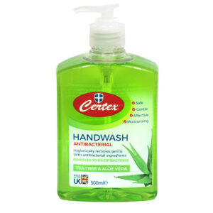 Certex Antibacterial Handwash Tea Tree Aloe Vera Green 500 Ml