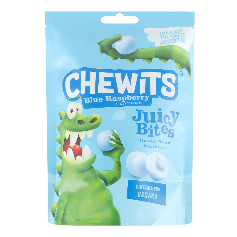 Chewits Juicy Bites Blue Raspberry Flavour 115 G