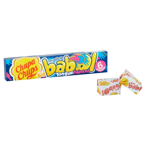 Chupa Chups Big Babol Bubble Gum Tongue Painter 27 6 G