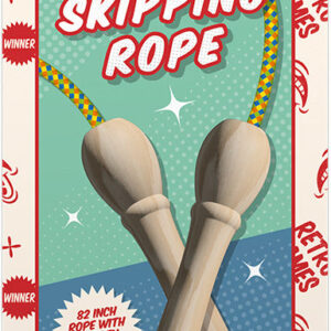 Corda Para Saltar Com Cabos Madeira