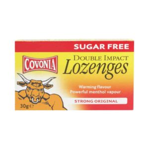 Covonia Double Impact Cough Drops Strong Original Sugar Free