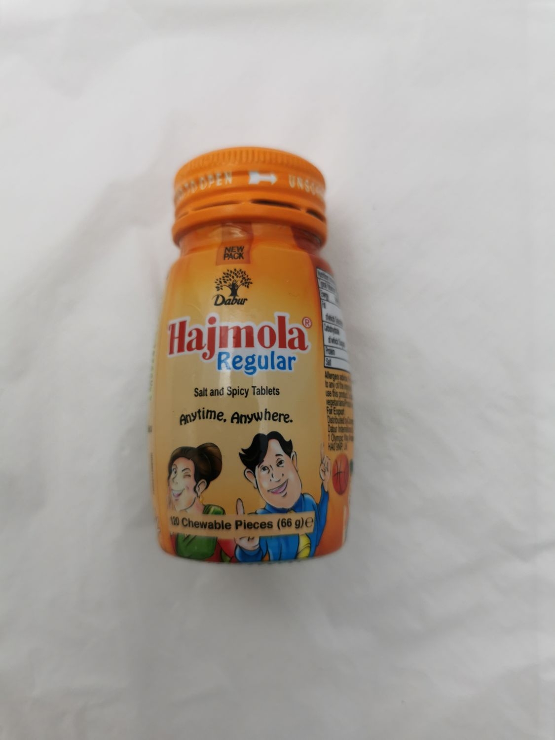 Dabur Hajmola Regular 120 Tablets