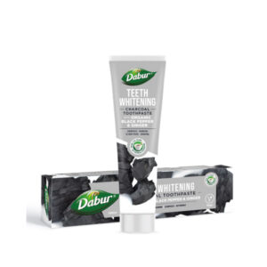 Dabur Teeth Whitening Charcoal Toothpaste 100 Ml With Organic Black Pepper