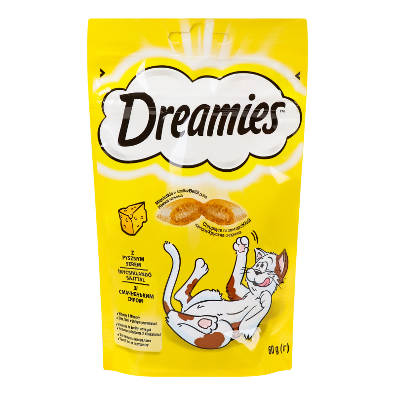 Dreamies Cat Treats With Delicious Cheese 60 G