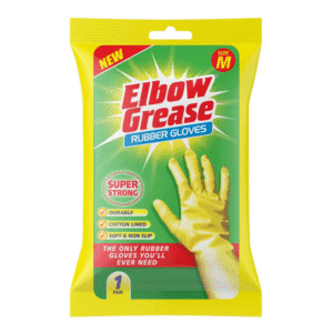 Elbow Grease Rubber Gloves Medium 1 Pair
