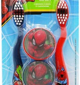 Firefly Marvel Spiderman Twin Pack 2 Pc Toothbrush K