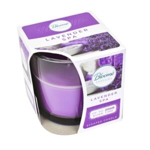 Fragranced Glass Jar Candle Lavender Spa