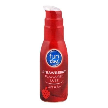 Fun Time Strawberry Flavoured Lube 75 Ml