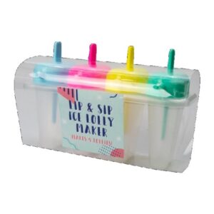 Gem Lip And Sip Ice Lolly Maker 4 Lollies