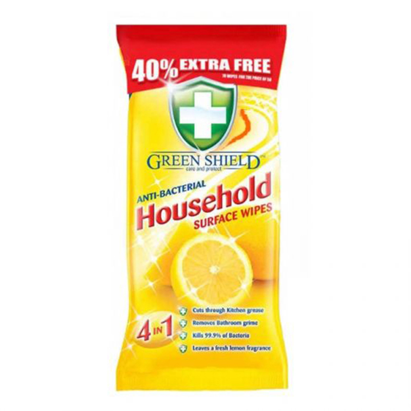 Green Shield Anti Bacterial Household Surface Wipes