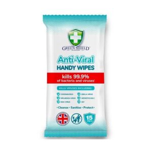 Green Shield Anti Viral Handy 15 Wipes