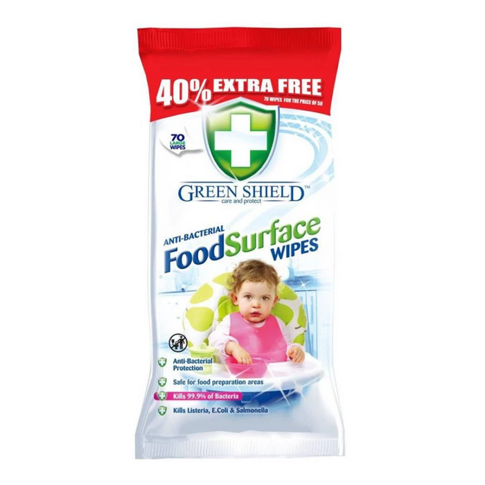 Green Shield Food Surface Wipes 70 S