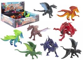 Harlequin Mystical Toy Dragon Figure