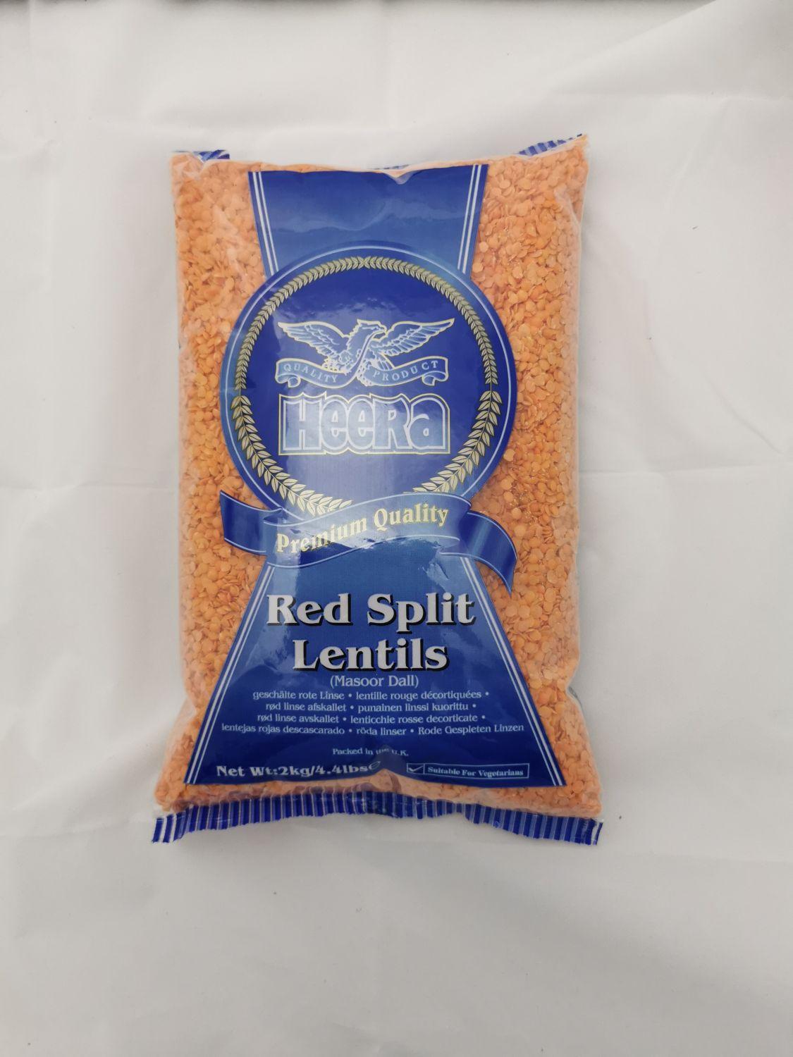 Heera Red Split Lentils 2 Kg