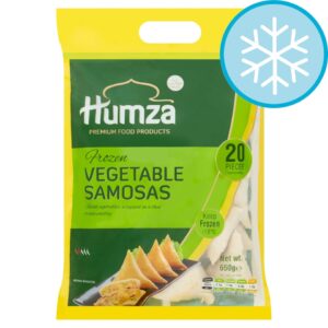 Humza Vegetable Samosas 650 G Premium Frozen 20 Pc