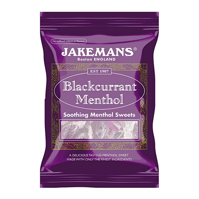 Jakemans Blackcurrant Soothing Menthol Sweets 73 G