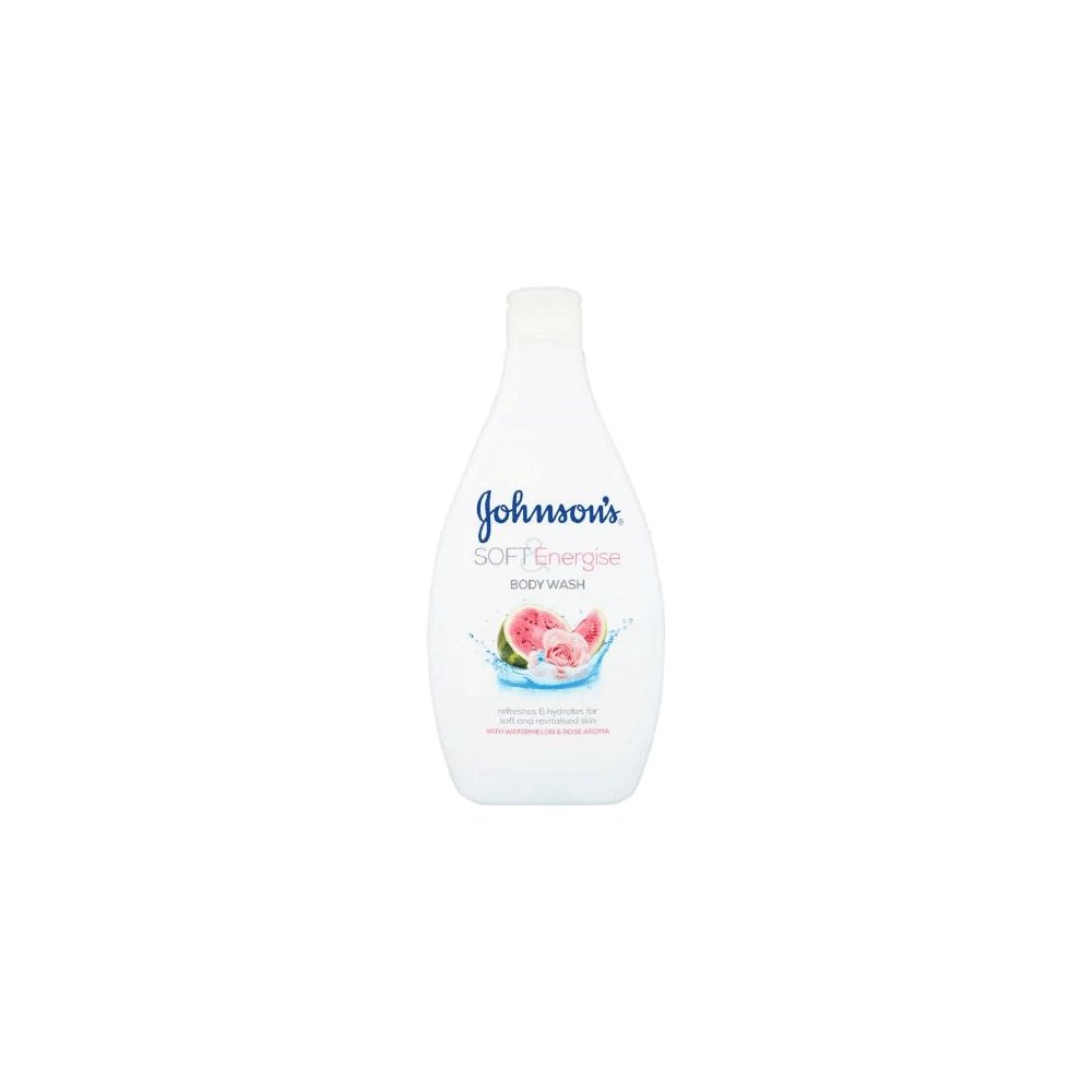 Johnsons Soft Energise Body Wash Watermelon Rose Aroma 400 Ml