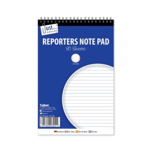 Just Stationery 160 Page Lined Wiro Reporters Notebook