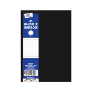 Just Stationery A 5 Ruled Hardback Notebook 96 Pages