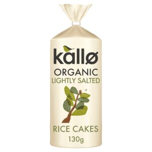 Kallo Organic Lightly Salted Rice Cakes 130 G
