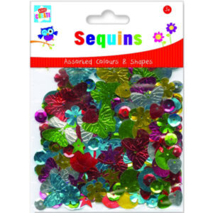 Kids Create Activity Play Pack Of Mixed Sequins Assorted Colours