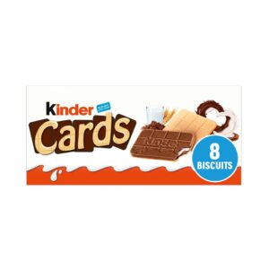 Kinder Cards Cocoa Milk Wafers 4 Pack 129 G