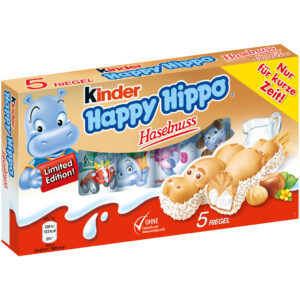 Kinder Happy Hippo 5 Pkt Hazelnut