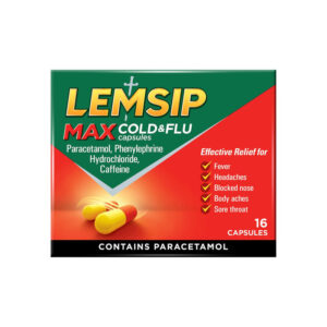 Lemsip Max Cold Flu Capsules 16 S