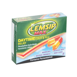 Lemsip Max Daytime Cold Flu Relief Capsules 8 Capsules