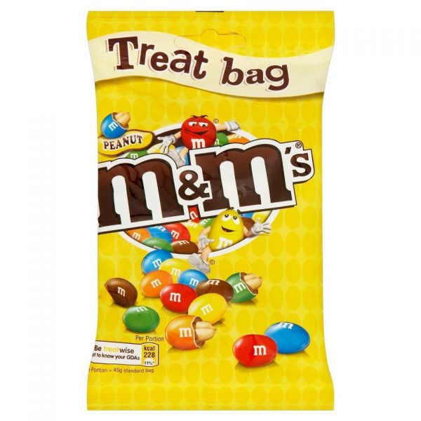 M Ms Peanut Chocolate Treat Bag 82 G