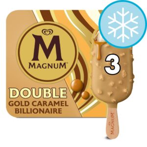 Magnum Double Gold Caramel Billionaire 3 Pk