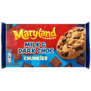Maryland Milk Dark Choc Chunkies Cookies 144 G