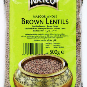 Natco Brown Lentils 500 G