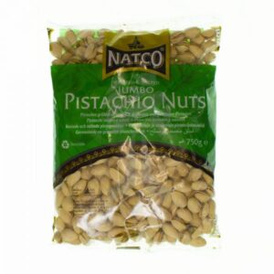 Natco Roasted Salted Jumbo Pistachios Nuts 750 G