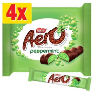Nestle Aero Bubbly Peppermint Mint Chocolate Bar Multipack 27 G