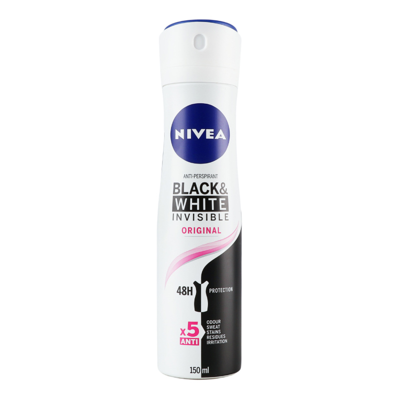 Nivea Deodorant Invisible Black White Clear Spray