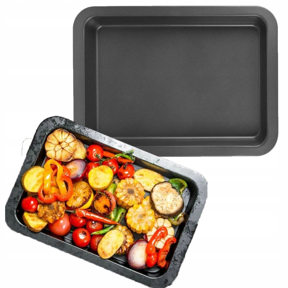 Non Stick Deep Roasting Tray Oven Turkey Roast Bakeware Pan Carbon Steel