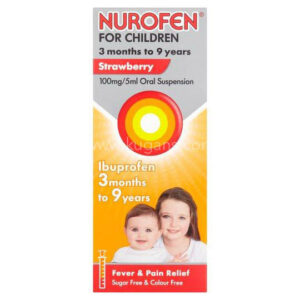 Nurofen For Children Ibuprofen Oral Suspension Strawberry 100 Ml