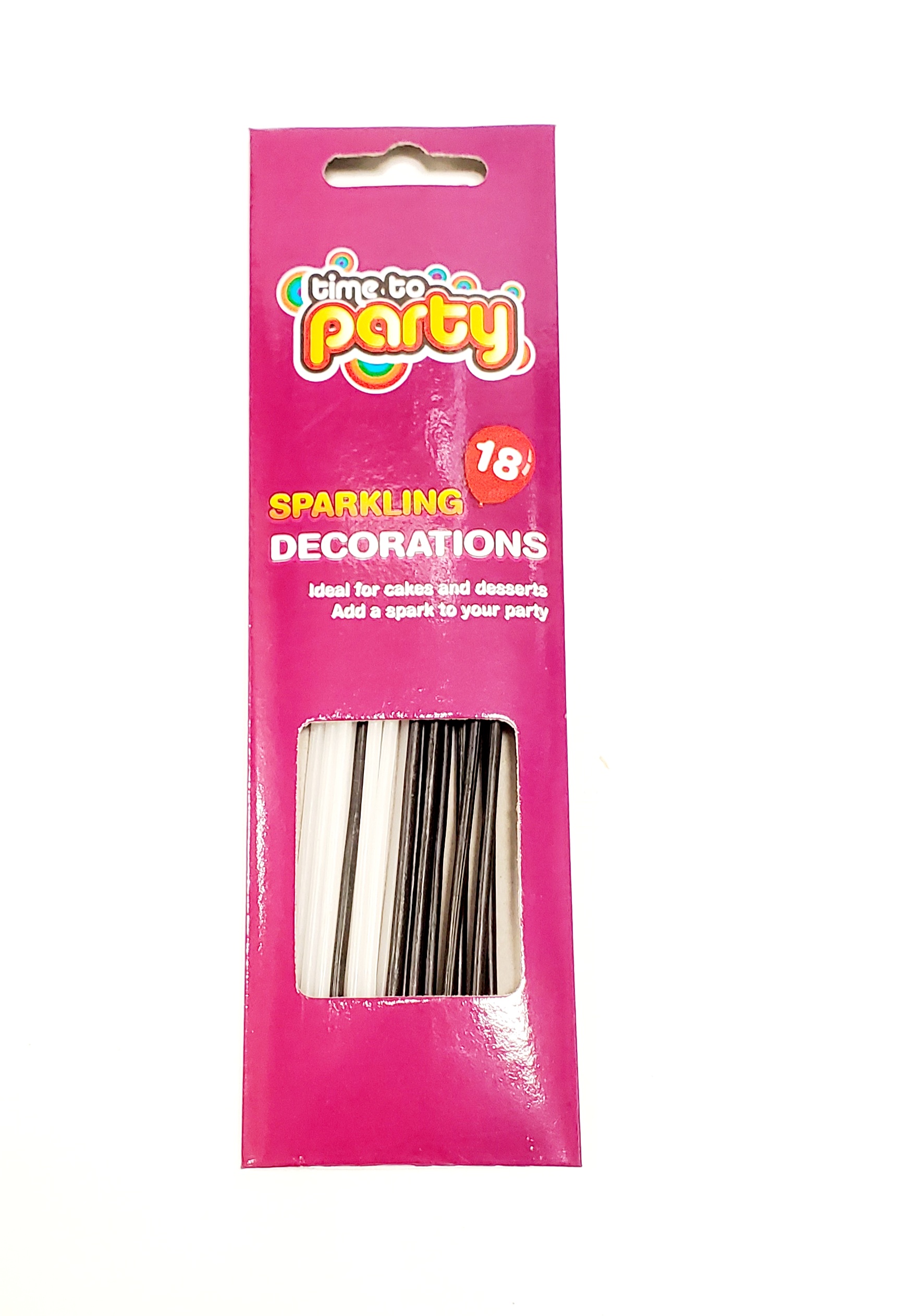 Otl Time To Party Sparkling Cake Decorations