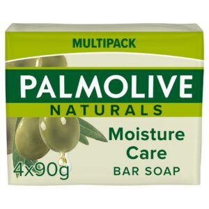 Palmolive Naturals Moisture With Olive Bar Soap X 4